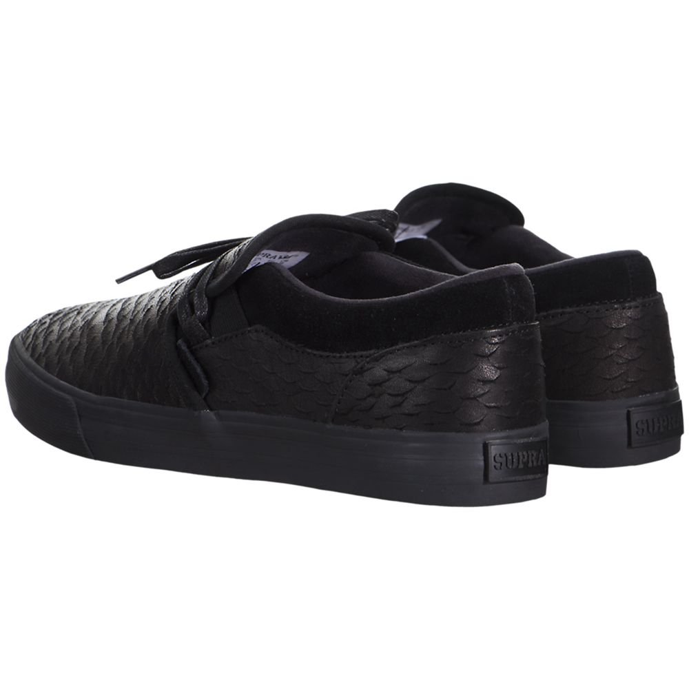 Baskets Basses Supra Cuba Noir Black/Black Homme | LBF-91887753